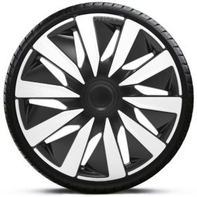   16"-os Lazio Carbon Silver-Black dísztárcsa garnitúra (4darab)