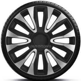   14"-os Avalon Carbon Silver-Black dísztárcsa garnitúra (4darab)