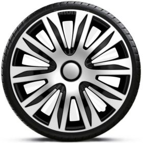   15"-os Nardo Silver-Black dísztárcsa garnitúra (4darab)