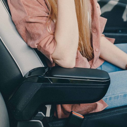   ARMSTER 2 kartámasz FORD CONNECT 2018-2023  [fekete,vegán bőr,usb/aux kábel]